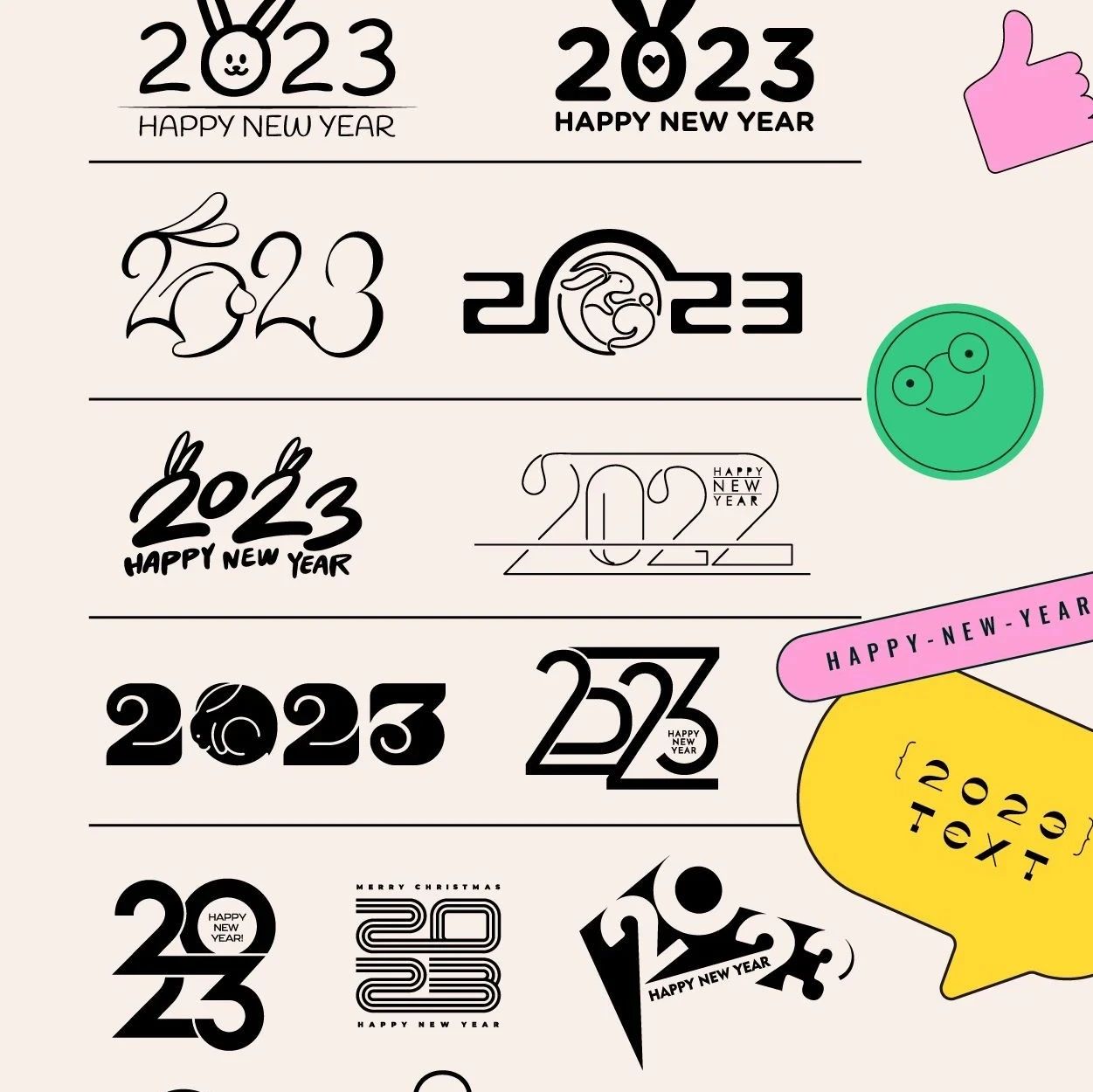 2023数字创意&amp;组合形式灵感