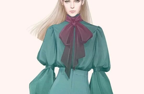 潮流女性人物插画欣赏