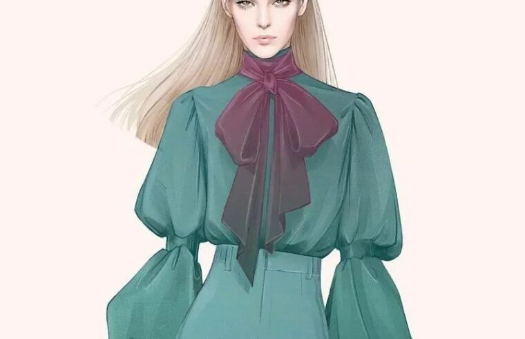 潮流女性人物插画欣赏