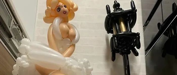 该来的还是来了！童年梦想成真，他用气球扭出经典的卡通角色
