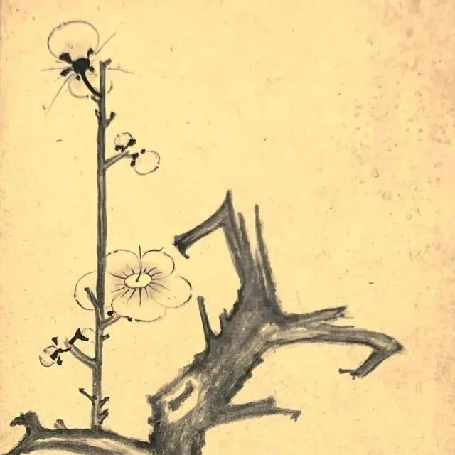 这位画梅，极简！