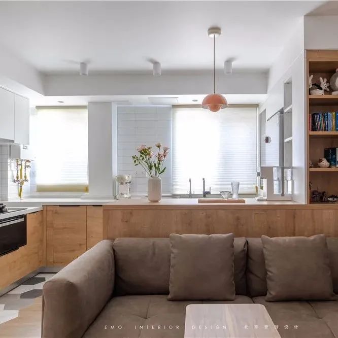75㎡简约实用美宅,客餐厨空间共享,让小家不局促!