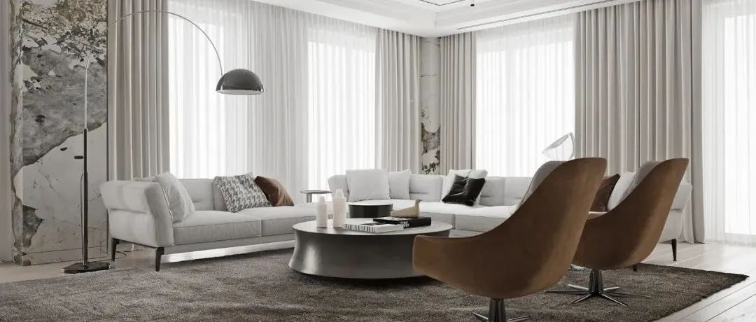 TOL'KO Interiors  |  280㎡精致的简约，超有格调！