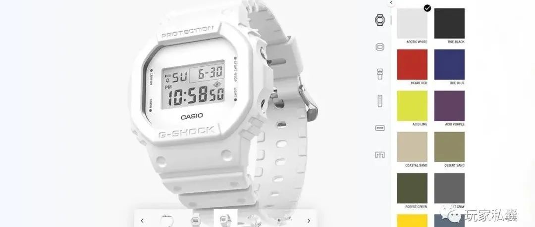 CASIO推出定制服务，个性的MY G-SHOCK来了