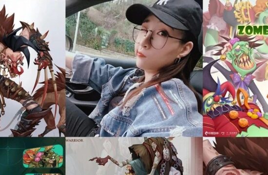 国美雕塑转游戏原画的软妹！二十天肝四套设计夺5W，私下还是位“人菜瘾大”的车技选手-7.GAME