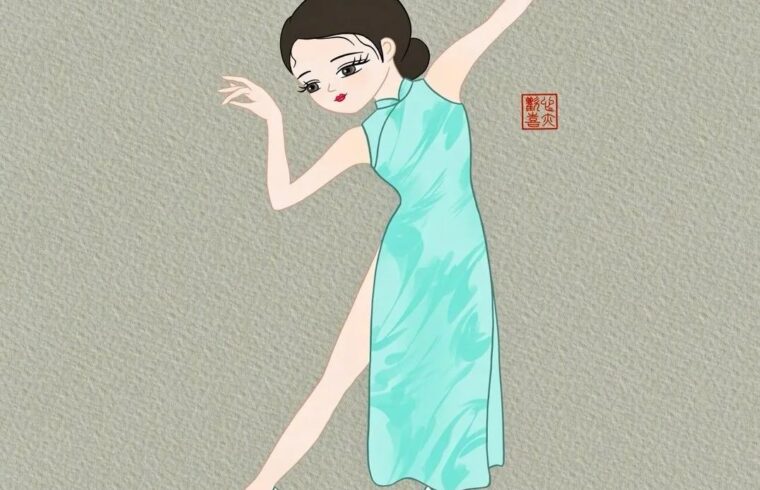 心亦欢喜水彩人物绘画作品欣赏
