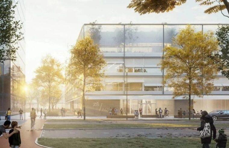 结果 | 布尔诺市 Nová Zbrojovka 幼儿园与小学设计竞赛结果