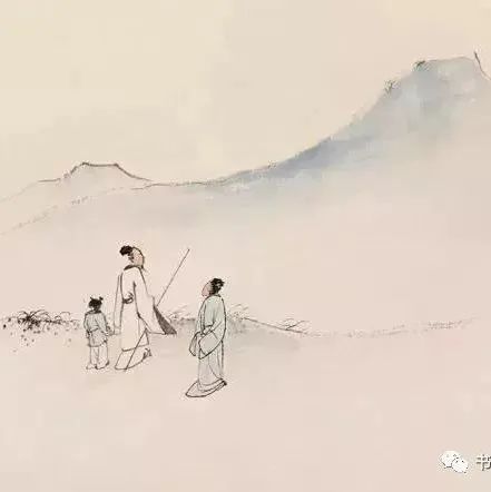 这组山水小品，寥寥几笔，意韵悠然！