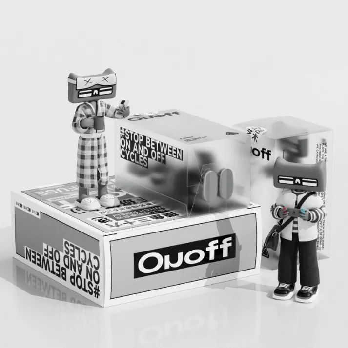 ​Onoff灰色艺术潮玩IP设计，打工人才能看懂！