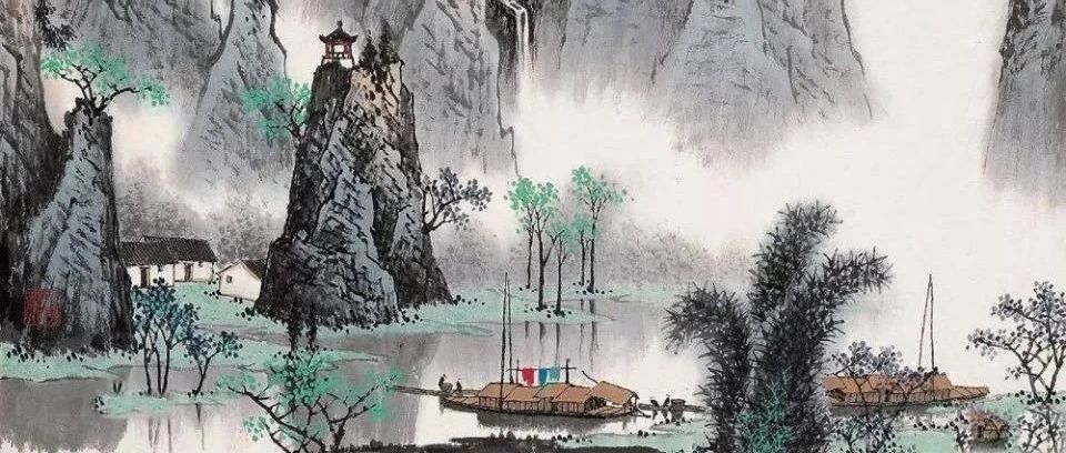 白雪石国画山水绘画作品欣赏