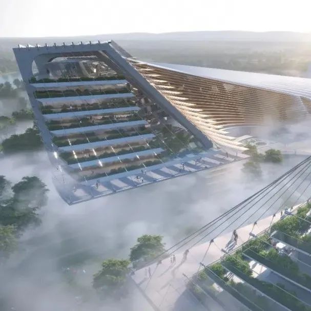 MVRDV、Henning Larsen、肃木丁获优胜丨成都蒲江县市民中心建筑概念征集方案