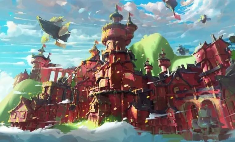 腾讯魔方宝藏场景原画师一枚！毕业于中国美术学院，作品恍如置身童话世界-7.GAME