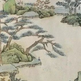 ​萧云从 《秋山行旅图卷》雅赏