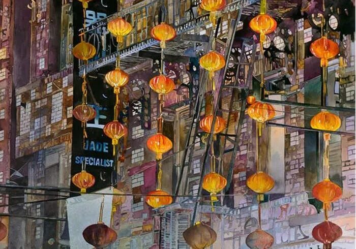 美国画家笔下的水彩中国。作者：John Salminen绘画作品欣赏