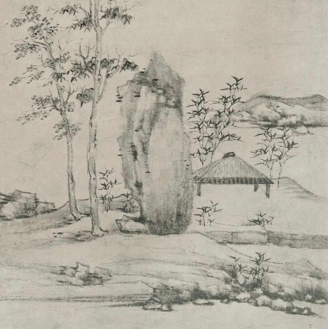 一画｜解读倪瓒《紫芝山房图》