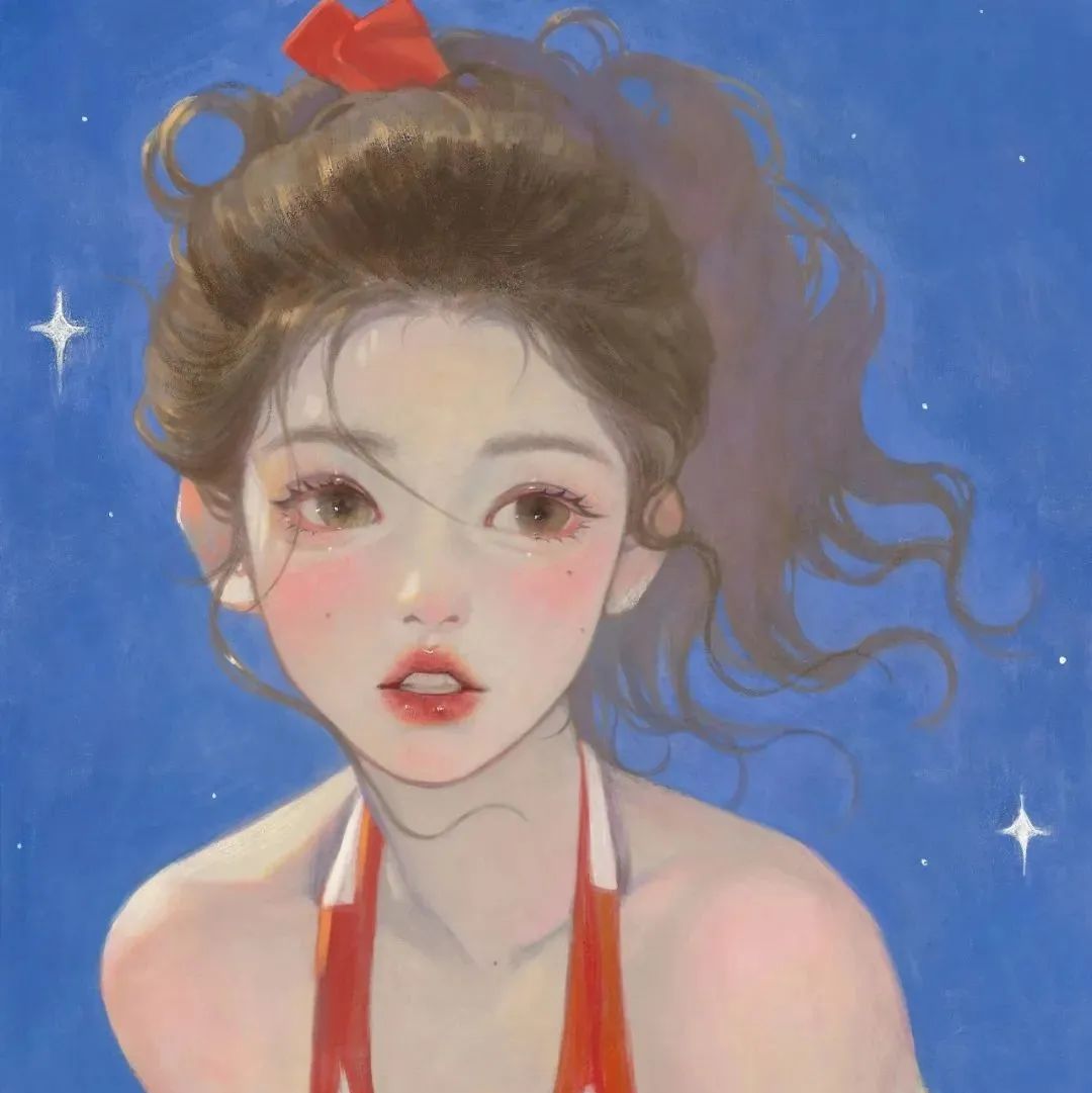 插画 | 纯欲天花板！她画的少女是半藏森林？