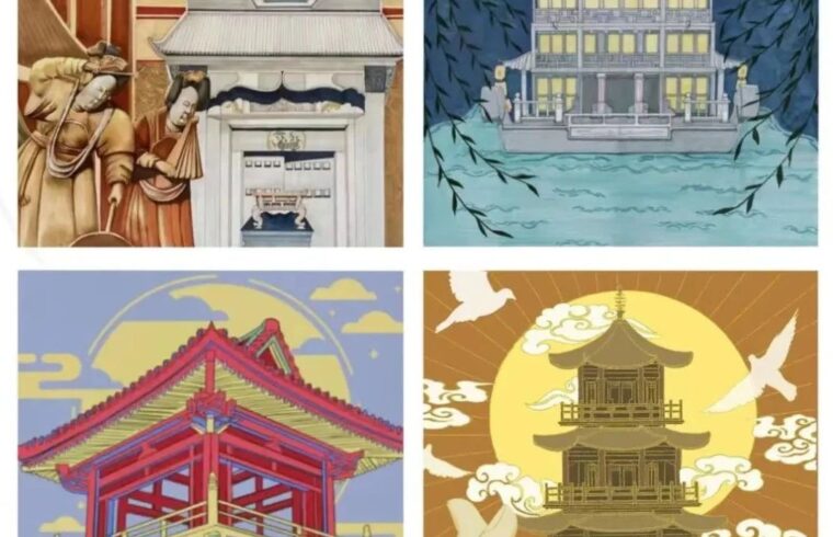 院校资讯|中华女子学院2021级服装与服饰设计专业图案设计课程作品展