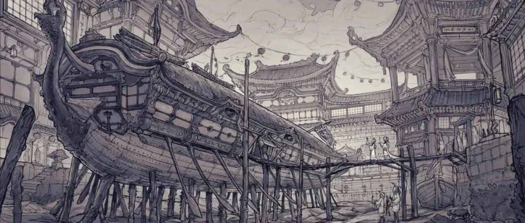 从生物系学生，到3A级游戏概念设计师，瑞典大神的线稿细节太强了！-D.ROCK