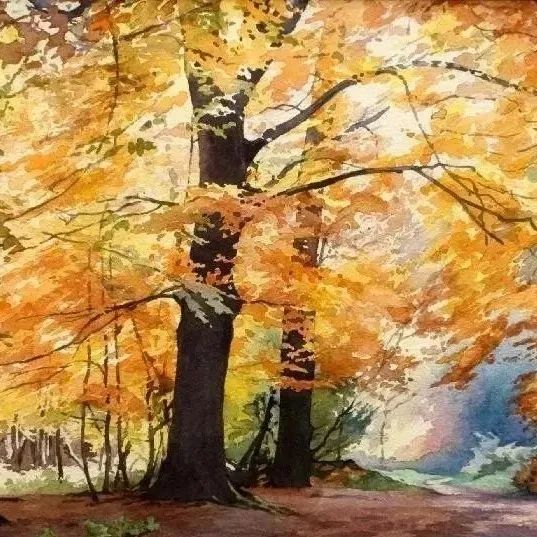 英国水彩画家布赖恩·罗宾森风景绘画作品欣赏