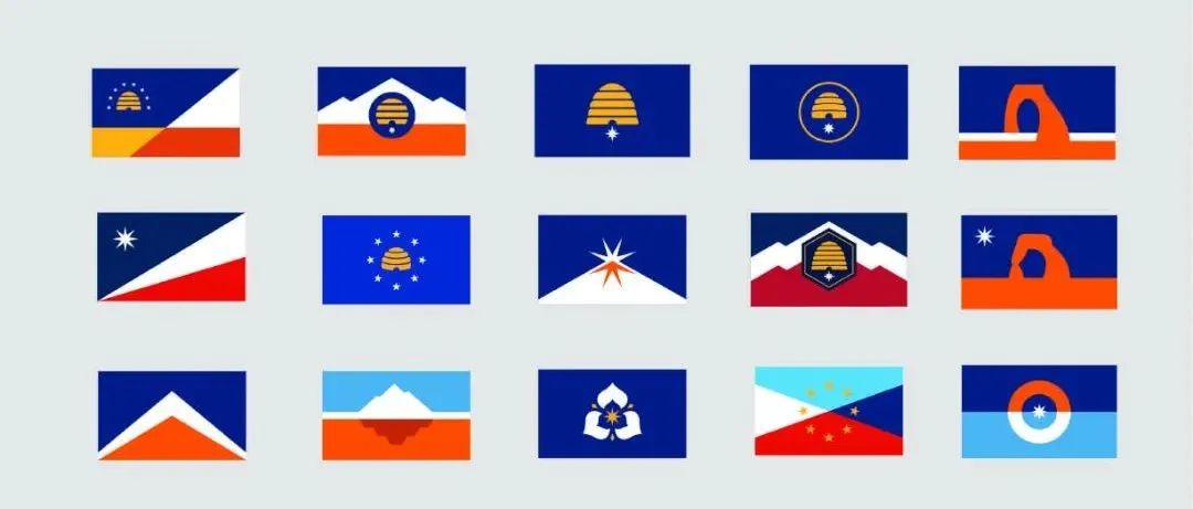 20选1？美国犹他州旗设计方案出炉！