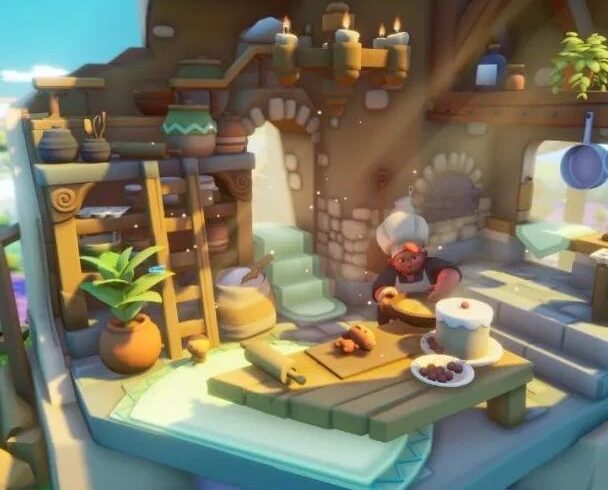 这个牛！梦工厂御用场景设计师，赏心悦目Anya Jo Elvidge作品分享-7.GAME