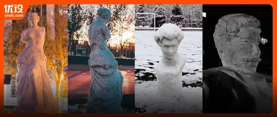 太牛了！各大美院堆雪人演变成雕塑展，网友：人类高质量雪人