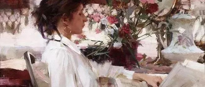 油画大师施密德的油画，美得让人毫无抵抗力
