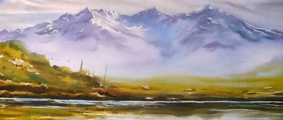 【秘鲁】Aquiles Rondan风景绘画作品欣赏