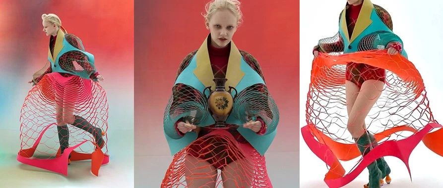 毕设|圣马丁针织设计师用激光切割把衣服裁剪成了"花瓶"？看完我想点一首"香水有毒"..