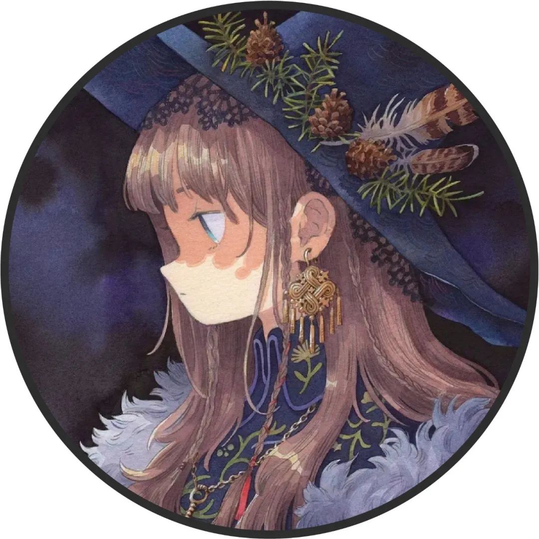 手绘丨梦幻又童趣的水彩少女插画，充满了温馨、治愈感