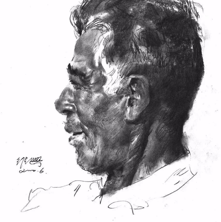 关维兴素描作品