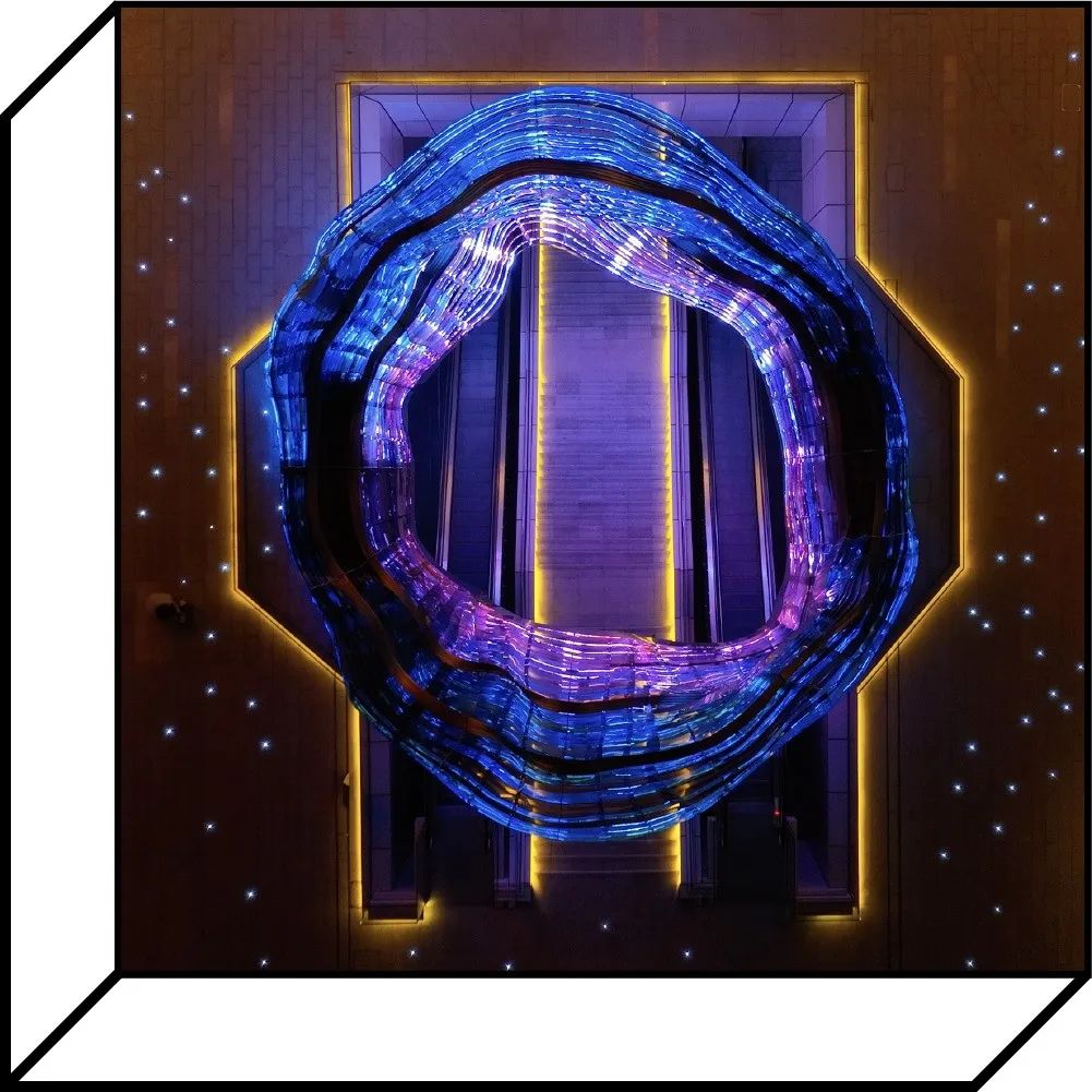 魔幻！中国数字艺术家在广州用算法造“云”