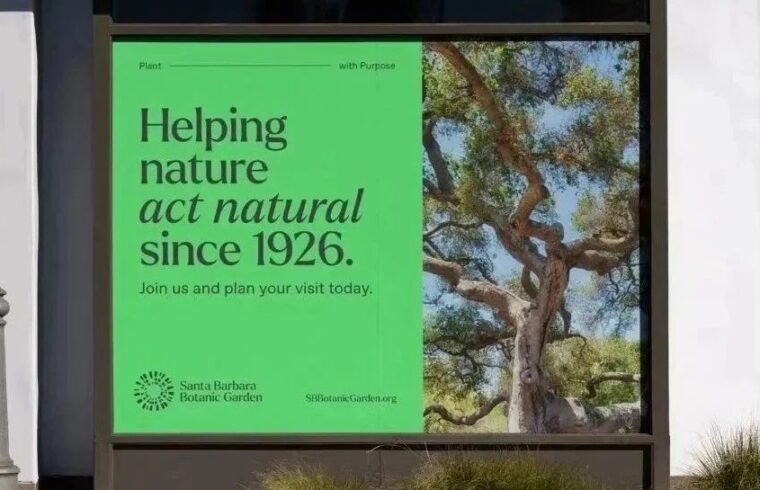 植物花园Santa Barbara Botanic Garden 启动新logo