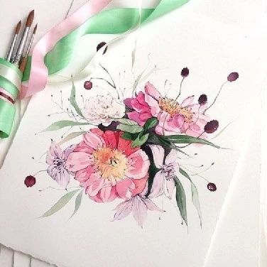 水彩花卉 | Svetlana Eremeeva绘画作品