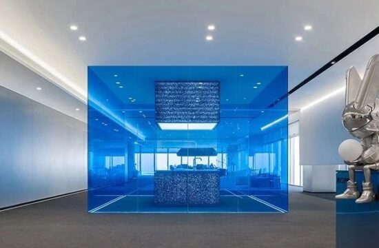 理想之蓝 深圳会展湾里岸办公展示区设计欣赏