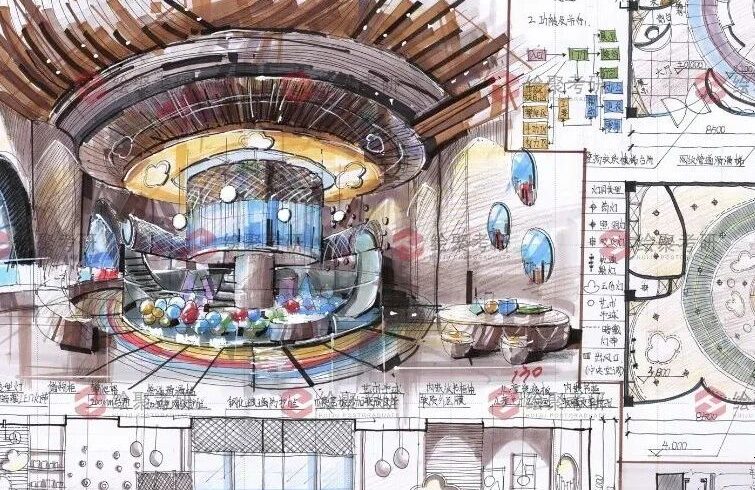 儿童活动区快题设计 | 河南工业大学环艺室内真题解析