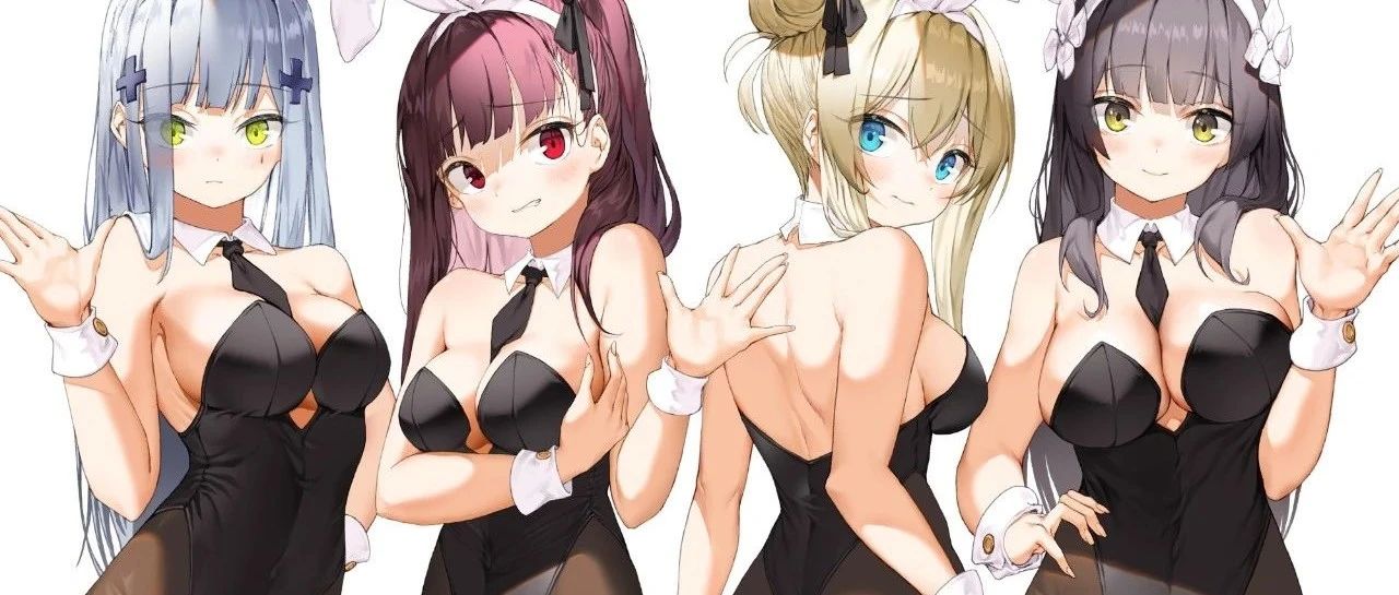 黑丝兔耳太有爱了!听说你也喜欢兔女郎学姐?