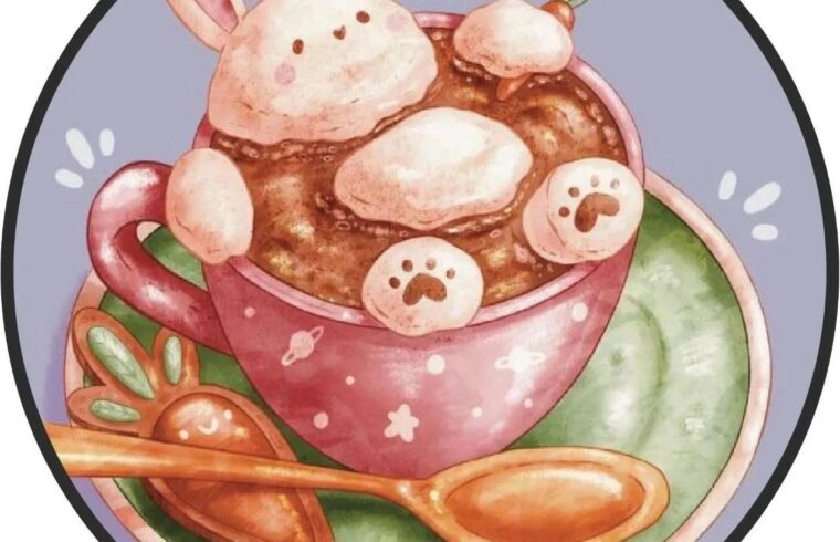 插画丨Double快乐加倍！精致的水彩美食甜品，可爱的小动物