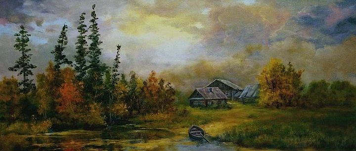 艺术家VICTOR ANDREEV风景油画作品