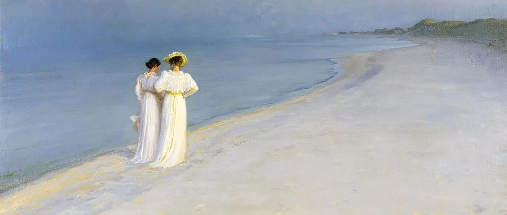 蓝色大海的夏夜：佩德·塞韦林·克罗耳（Peder Severin Krøyer）