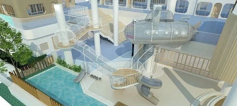 幼儿园玩具设计案例：快看，深圳湾的这个幼儿园里有艘潜水艇！