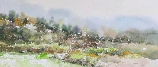 郑士龙水彩风景画写生作品欣赏
