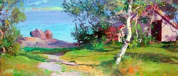 浪漫光色的自然风景油画，太美妙了!