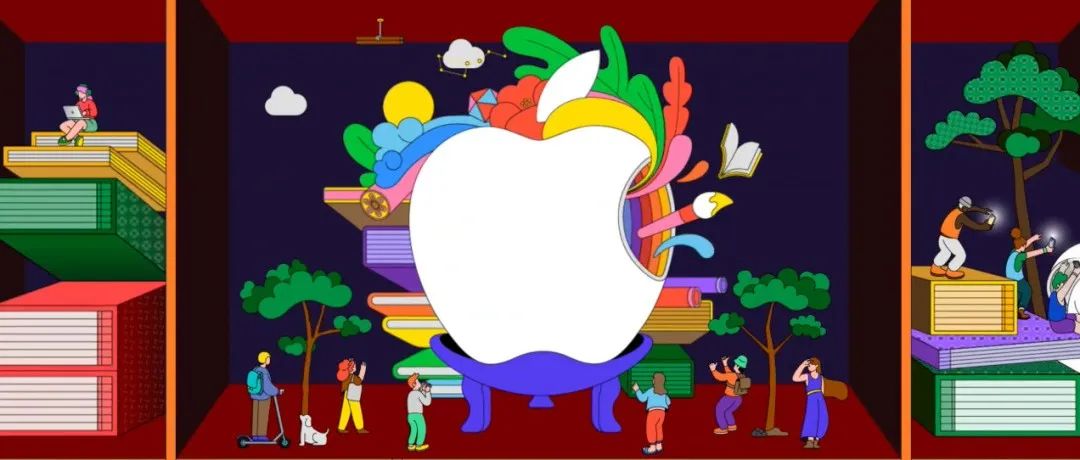 Apple韩国最大门店logo又玩出了花