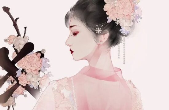 古风女子令人动容，超美作者：容隐呀绘画作品欣赏