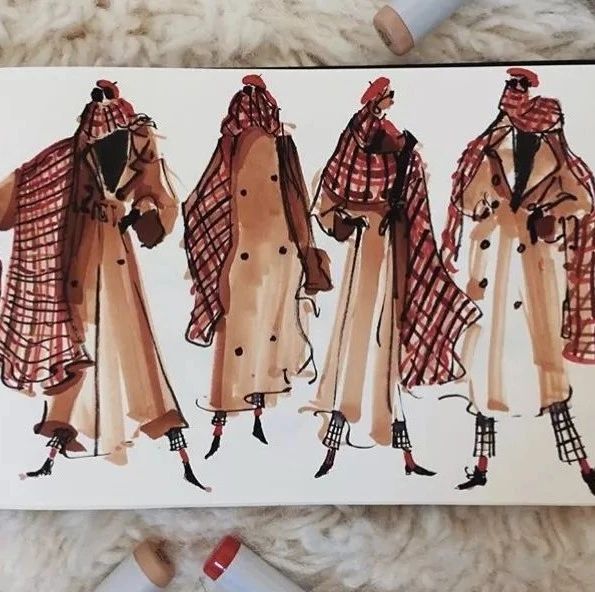 时装画手绘步骤分享 | Jeanette Getrost手下的时尚"简笔画" 简约而不简单！