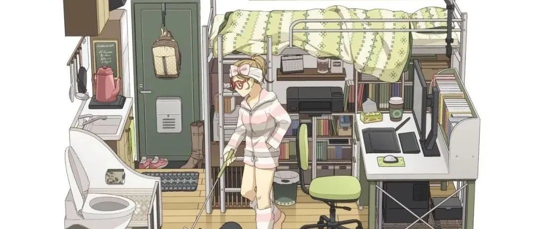 这组插画充满了故事性，与猫咪的日常生活温馨且治愈