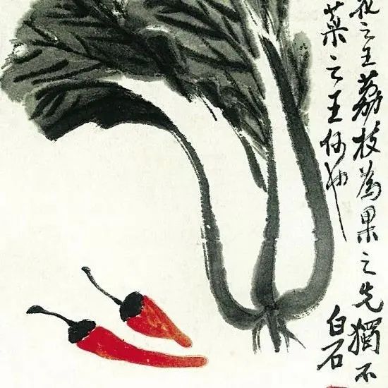 立冬，看看中国美术馆收藏的齐白石大白菜！