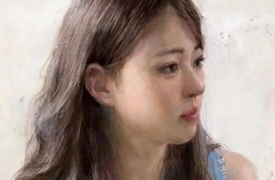 年轻女性肖像水彩画油画素描欣赏 | 日本画家木原和敏作品专辑
