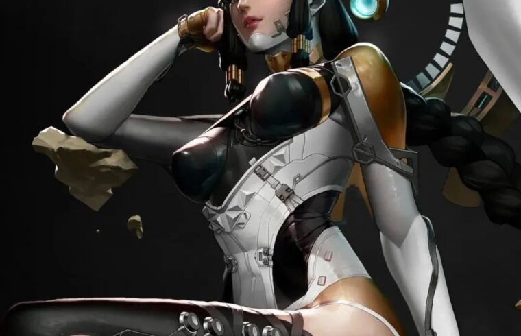 这满屏的机械少女爱了！一改韩式油腻风，Jin kwang Park新作分享-7.GAME